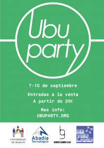 Poster UBUparty 2017 Verde