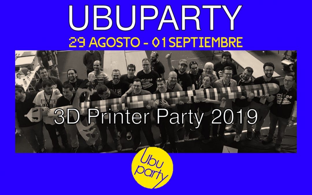 3D Printer Party (3DP) Sorteo y stand